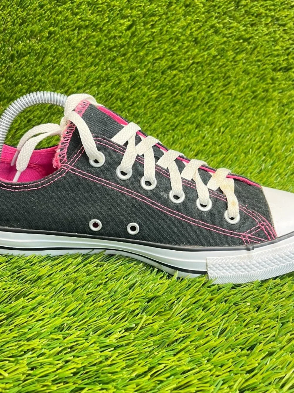 Converse CT All Star Double Tongue OX Womens Size 9 Athletic Shoes Sneakers - Picture 4 of 11